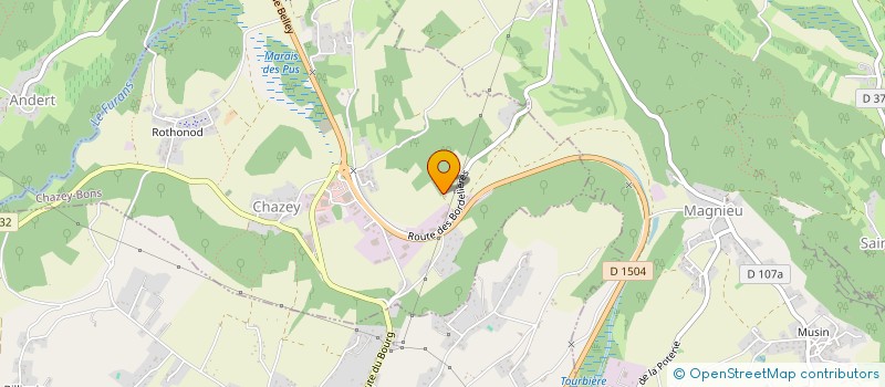 localisation de l'entreprise INNOVIS à CHAZEY-BONS