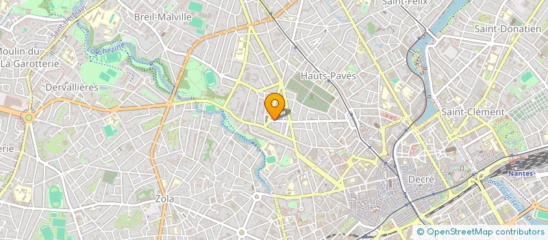 localisation de l'entreprise INNOVIS à NANTES
