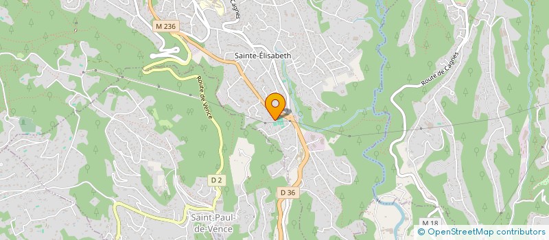 localisation de l'entreprise INNOVISION à VENCE