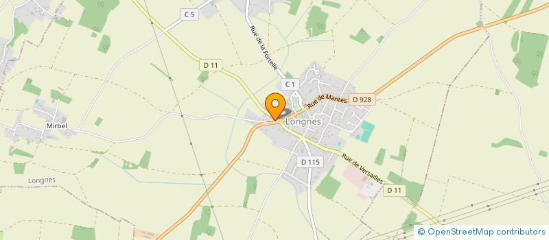 localisation de l'entreprise INNOVISTA  SAINT-ILLIERS-LA-VILLE