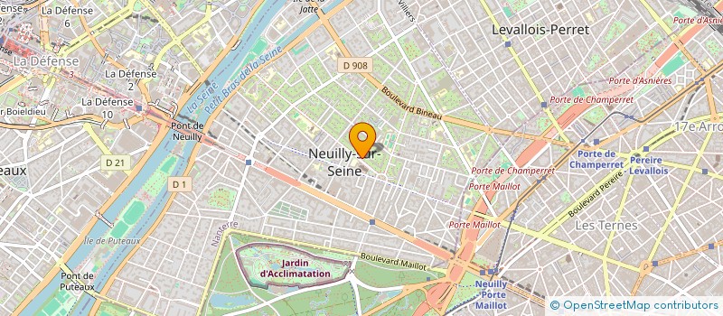 localisation de l'entreprise INNOVIX à NEUILLY-SUR-SEINE