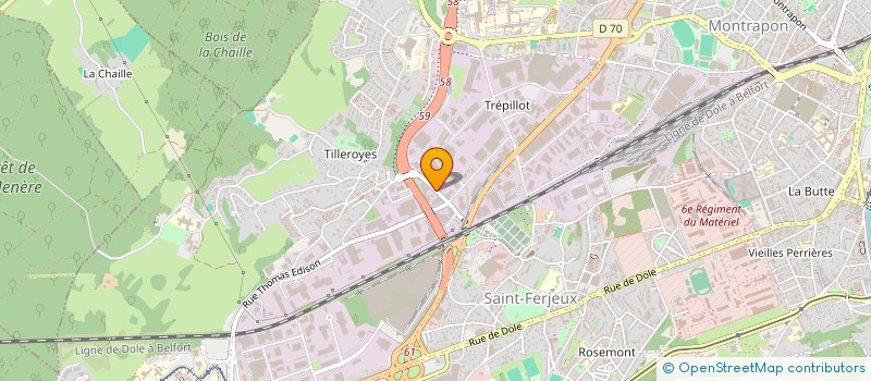 localisation de l'entreprise INNOVIZ SCHOOL  BESANCON