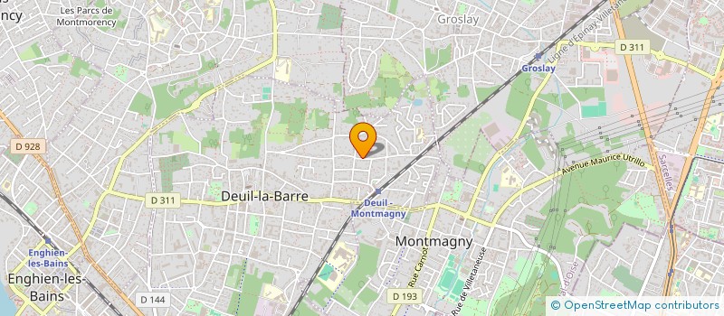 localisation de l'entreprise INNOVIZE EXPERTISE  SARCELLES