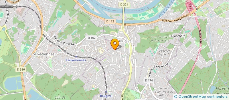 localisation de l'entreprise INNOVLIGHT à BOUGIVAL