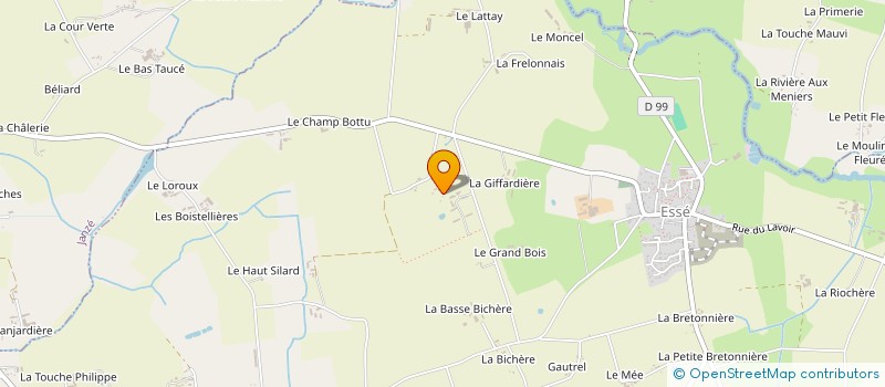 localisation de l'entreprise INNOVMENT & CO à ESSE