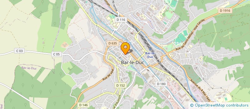 localisation de l'entreprise INNOVOCOM à BAR-LE-DUC