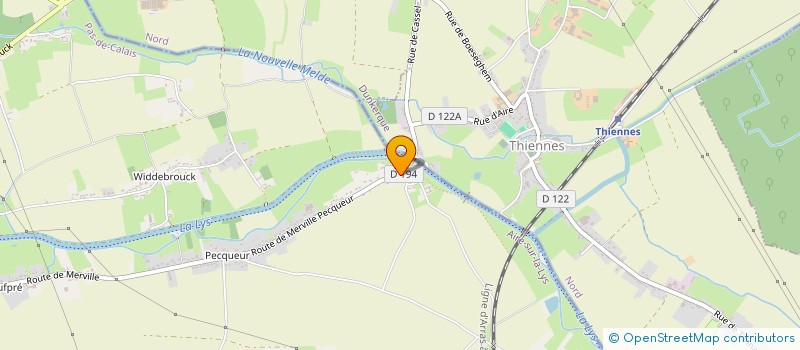 localisation de l'entreprise INNOVOLYS  AIRE-SUR-LA-LYS