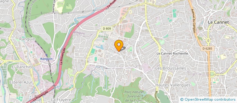 localisation de l'entreprise INNOVSHOP à LE CANNET