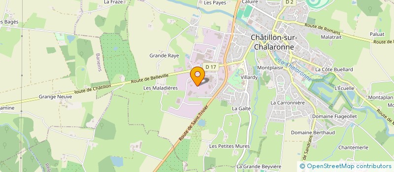 localisation de l'entreprise INNOVTEC INDUSTRIES à CHATILLON-SUR-CHALARONNE