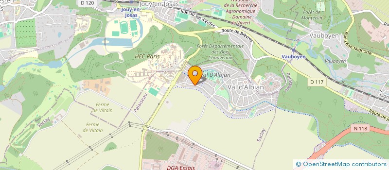 localisation de l'entreprise INNOWIDE à SACLAY