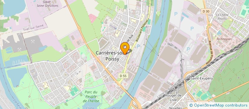 localisation de l'entreprise INNOWY  CARRIERES-SOUS-POISSY