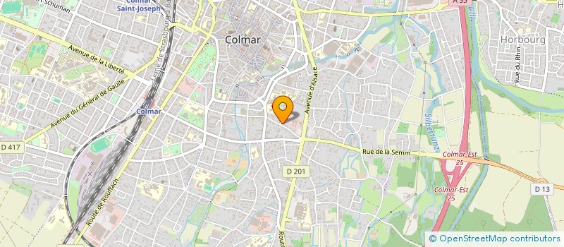 localisation de l'entreprise INNOX à COLMAR