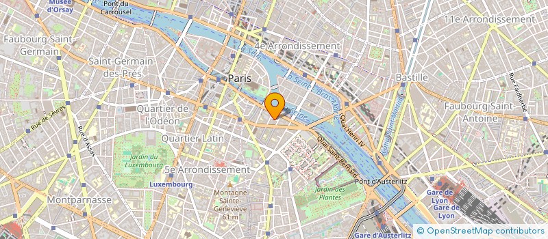 localisation de l'entreprise INNU -SCIENCE FRANCE à PARIS