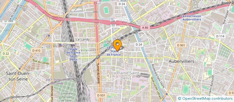 localisation de l'entreprise INNVENT' SPORTS  SAINT-DENIS