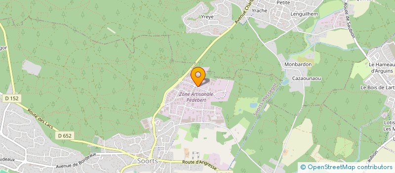 localisation de l'entreprise INO  SOORTS-HOSSEGOR