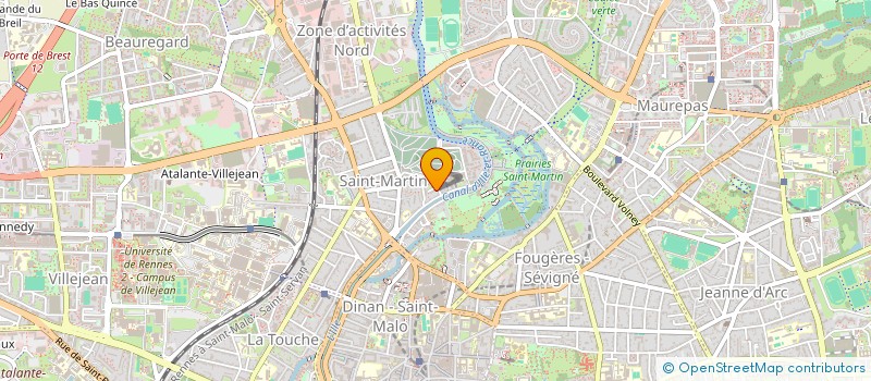 localisation de l'entreprise INO FABER à RENNES