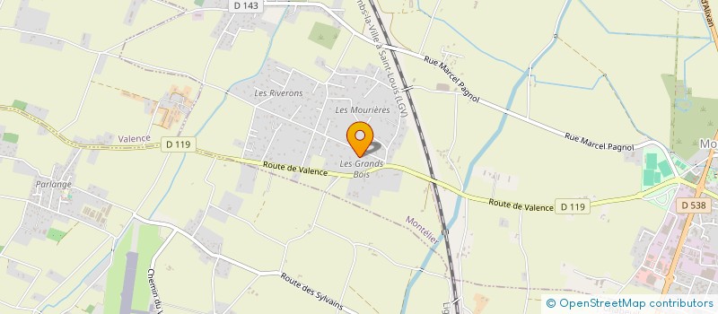 localisation de l'entreprise INO SAN à MONTELIER