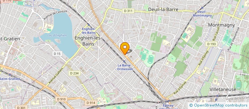 localisation de l'entreprise INO SERVICES à DEUIL-LA-BARRE