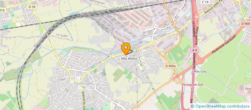 localisation de l'entreprise INOA  PERPIGNAN