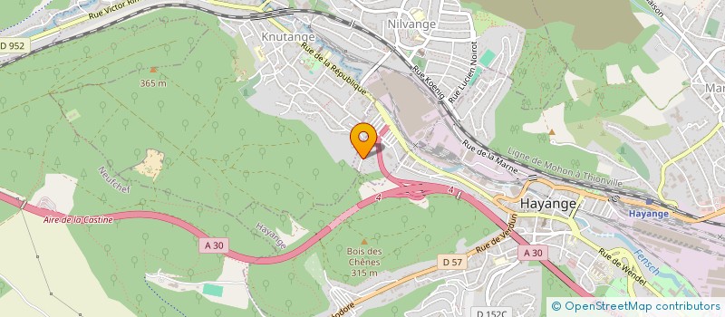localisation de l'entreprise INOA DES LYS à THIONVILLE