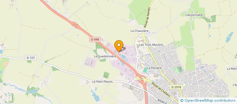 localisation de l'entreprise INOBAT à AIZENAY