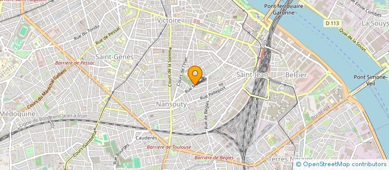 localisation de l'entreprise INOBEX à BORDEAUX