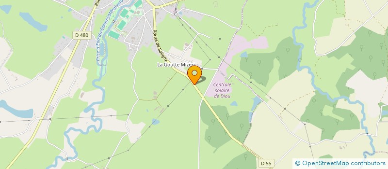 localisation de l'entreprise INOCAVE à DOMPIERRE-SUR-BESBRE