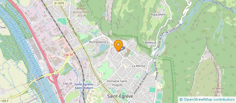 localisation de l'entreprise INOCEL DEVELOPMENT à SAINT-EGREVE