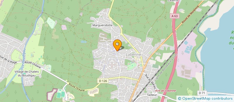 localisation de l'entreprise INOCENCIA à LABENNE