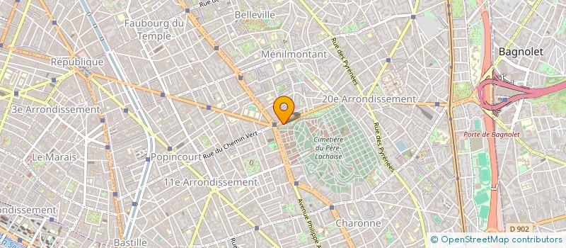 localisation de l'entreprise INOCHI à PARIS