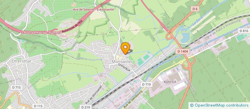 localisation de l'entreprise INOCOM FRANCE à MONSWILLER