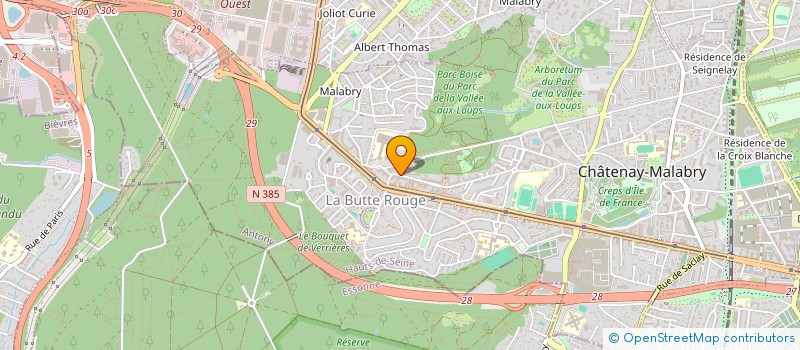 localisation de l'entreprise INOCOSM à CHATENAY-MALABRY