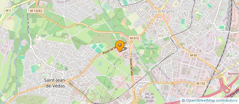 localisation de l'entreprise INOCS  SAINT-JEAN-DE-VEDAS