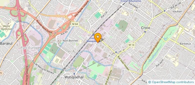 localisation de l'entreprise INODESIGN à WASQUEHAL