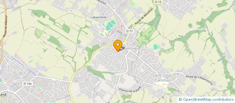localisation de l'entreprise INODEV à PECHBONNIEU
