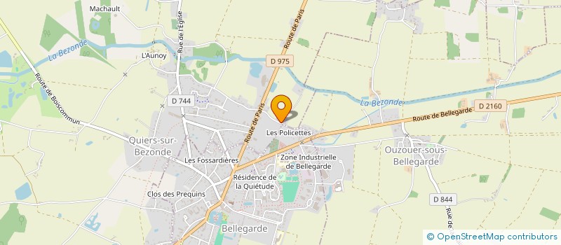 localisation de l'entreprise INOE à QUIERS-SUR-BEZONDE
