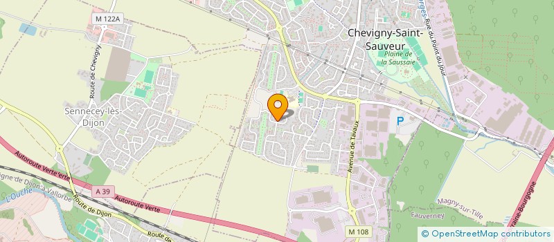 localisation de l'entreprise INOE  CHEVIGNY-SAINT-SAUVEUR