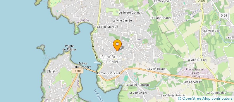 localisation de l'entreprise INOE  SAINT-BRIAC-SUR-MER