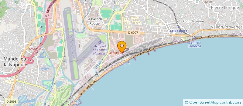 localisation de l'entreprise INOEN ENERGY SERVICE à CANNES