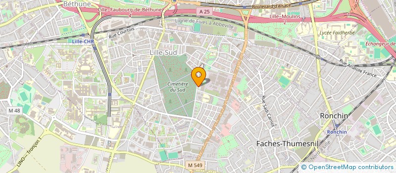 localisation de l'entreprise INOFILTER à LILLE