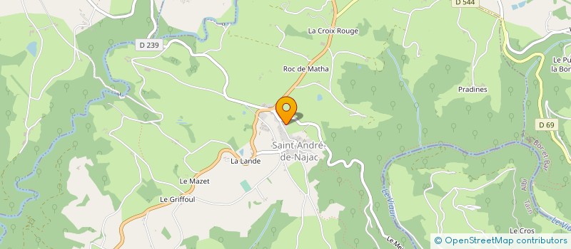 localisation de l'entreprise INOFIT 3D  NAJAC