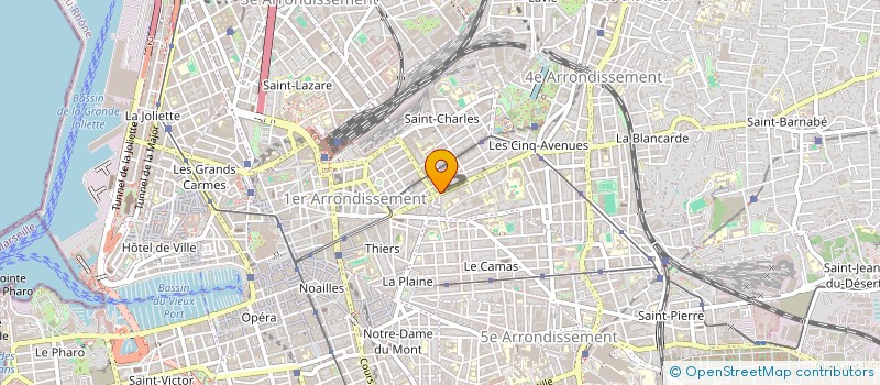 localisation de l'entreprise INOFORMA ASSOCIATION à MARSEILLE