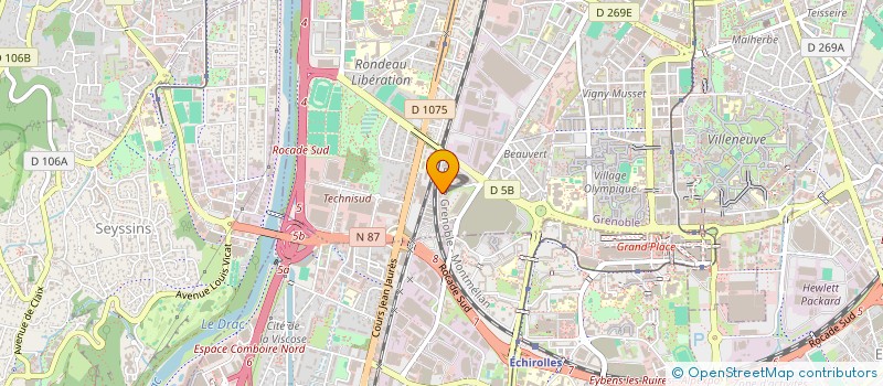 localisation de l'entreprise INOGIE à GRENOBLE