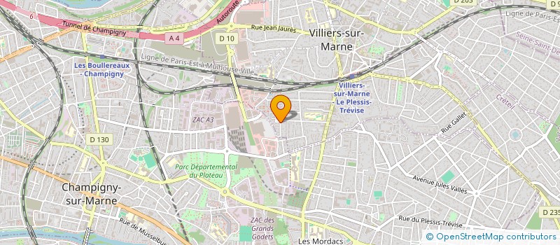 localisation de l'entreprise INOKWEST  VILLIERS-SUR-MARNE