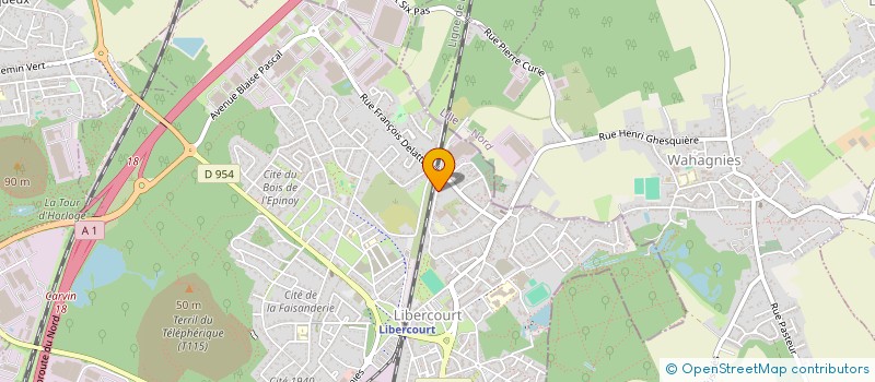 localisation de l'entreprise INOLYS ENERGIES  LIBERCOURT