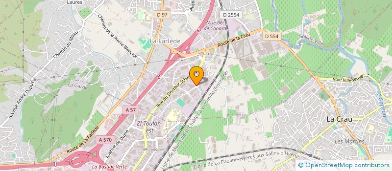 localisation de l'entreprise INOMED  LA FARLEDE