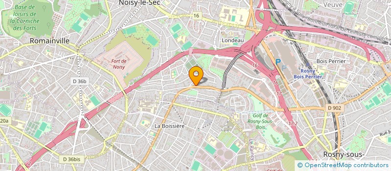 localisation de l'entreprise INONUP à NOISY-LE-SEC