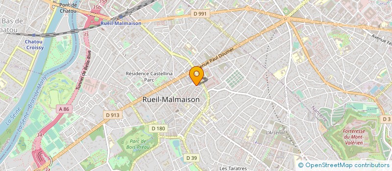 localisation de l'entreprise INOOVE à RUEIL-MALMAISON