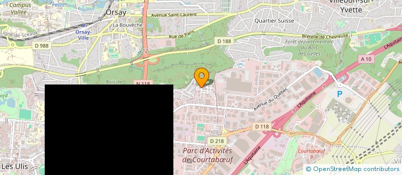localisation de l'entreprise INOPRO IAO à LES ULIS