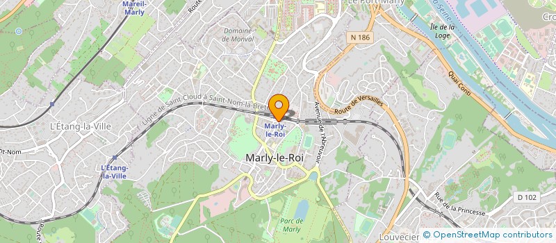 localisation de l'entreprise INOPTIC à MARLY-LE-ROI